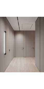 Двери скрытого монтажа крашены по ралл